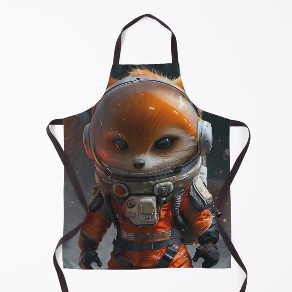Item preview, Cute Fox Wearing Space Helmet in Vast Expanse of Outer Space designed and sold by Mullet Monkey.