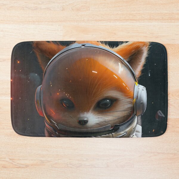 Item preview, Cute Fox Wearing Space Helmet in Vast Expanse of Outer Space designed and sold by Mullet Monkey.