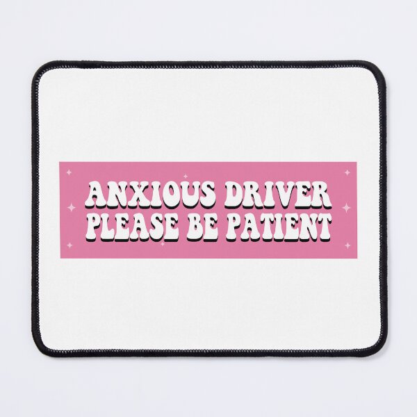 Item preview, Anxious Driver Bumper designed and sold by BUMPER-STICKERS.
