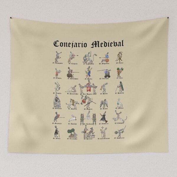 Item preview, Complete Medieval Bunniary (Spanish) designed and sold by MargiKnights.