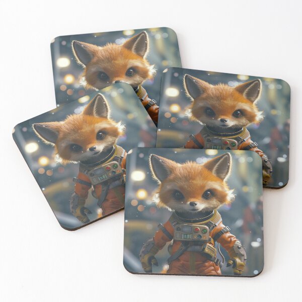 Item preview, Cute Astronaut Fox Adventurer Exploring Space Station designed and sold by Mullet Monkey.