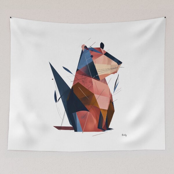 Item preview, Capybara Cubist Conclave designed and sold by Moisky Art.