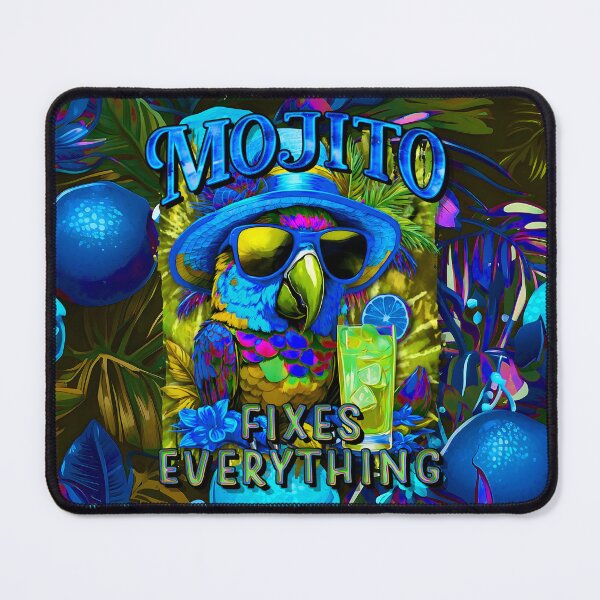 Item preview, Mojito Fixes Everything Tropical Parrot Cocktail designed and sold by MindWave THC.