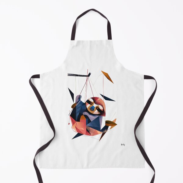 Item preview, Cubist Sloth Haven: A Quirky Art Piece for Animal Aficionados designed and sold by Moisky Art.