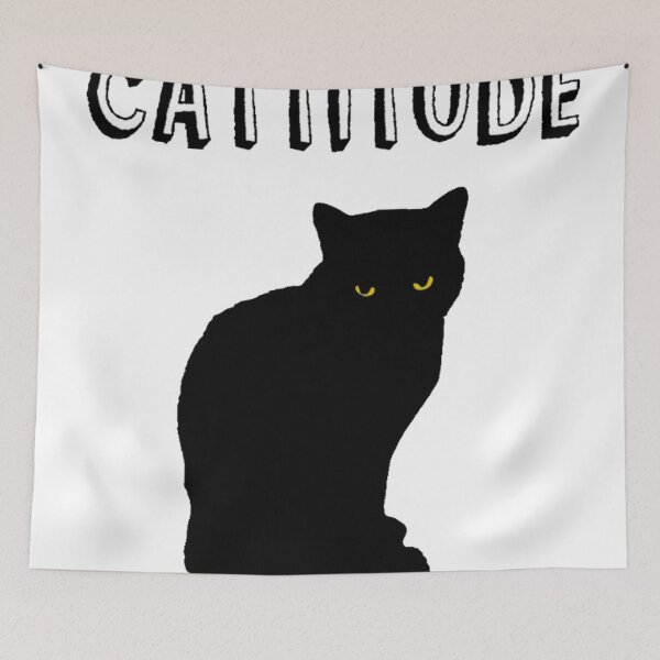 Item preview, Luna the Black Cat - Cattitude! designed and sold by Oqueartecura.