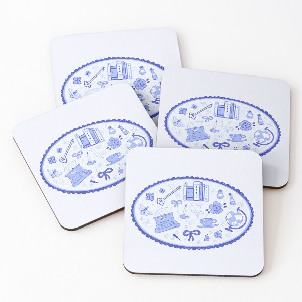 Item preview, Lace academia medaillon, typewriter, books  designed and sold by rizdrawings.