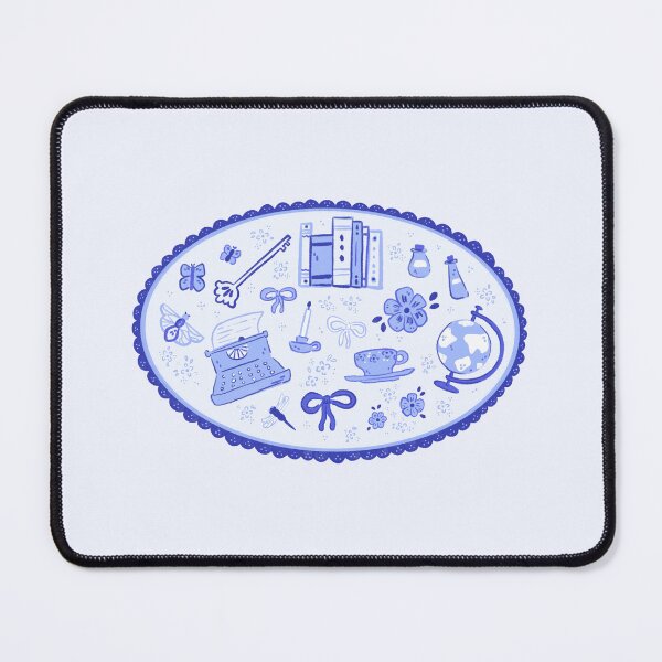 Item preview, Lace academia medaillon, typewriter, books designed and sold by rizdrawings.