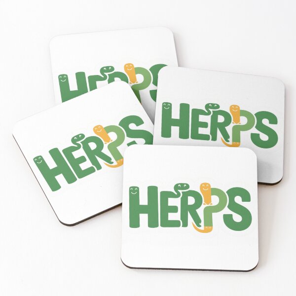 Item preview, Herps funny cute sticker designed and sold by HelloWoord.