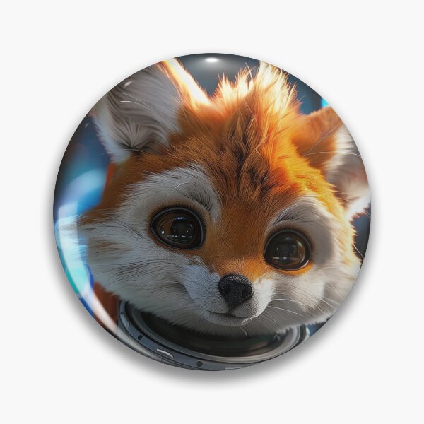 Item preview, Cute Curious Astronaut Fox Exploring Space Station designed and sold by Mullet Monkey.
