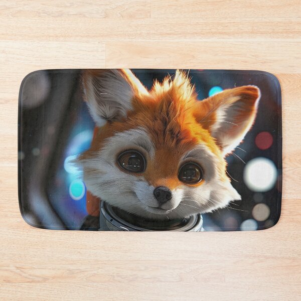 Item preview, Cute Curious Astronaut Fox Exploring Space Station designed and sold by Mullet Monkey.