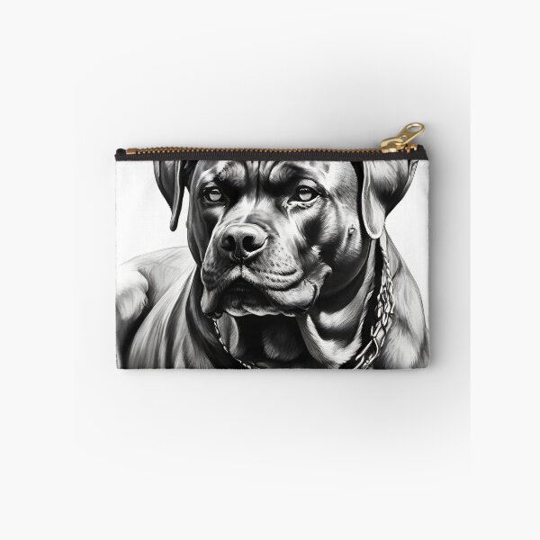 Item preview, Black and white Cane Corso pencil drawing designed and sold by Pencil-Art.