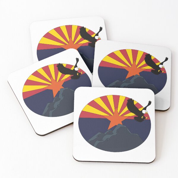 Item preview, Arizona Flag - Bald Eagle designed and sold by inhelensivy.
