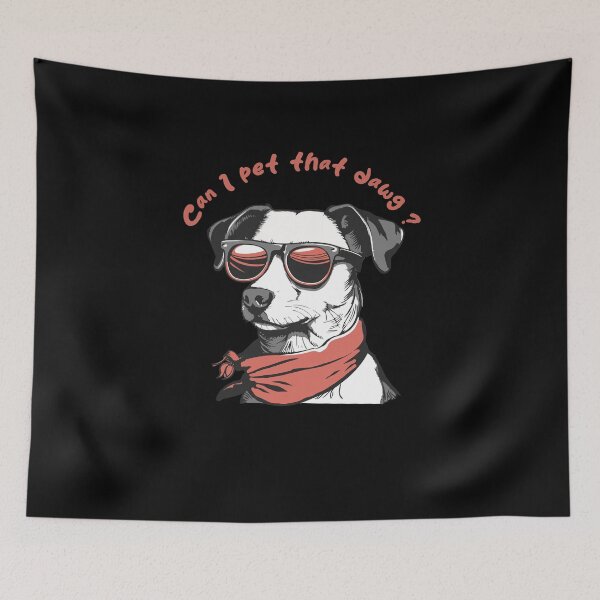 Item preview, can i pet that dawg designed and sold by Teescount.