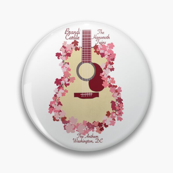 Item preview, Brandi Carlile The Anthem DC Cherry Blossom Guitar designed and sold by Debbie Mcbride.