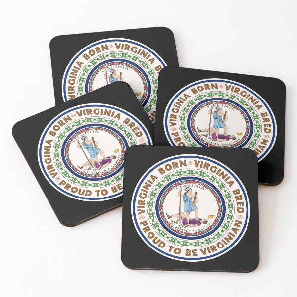 Item preview, Virginia Flag - Virginia Born, Virginia Bred - Proud to be Virginian designed and sold by patriotwardrobe.