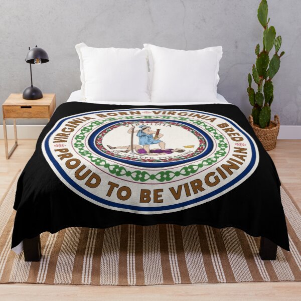 Item preview, Virginia Flag - Virginia Born, Virginia Bred - Proud to be Virginian designed and sold by patriotwardrobe.