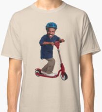 "This is Steve Harvey as a Five Year Old Riding a Scooter" Classic T-Shirt