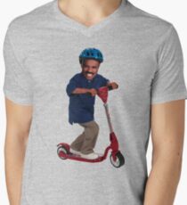 "This is Steve Harvey as a Five Year Old Riding a Scooter" Men's V-Neck T-Shirt