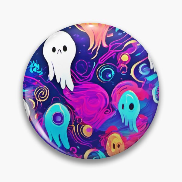Item preview, Colorful Ghostly Badaist Art designed and sold by Health And Fitness Posts e-Store.