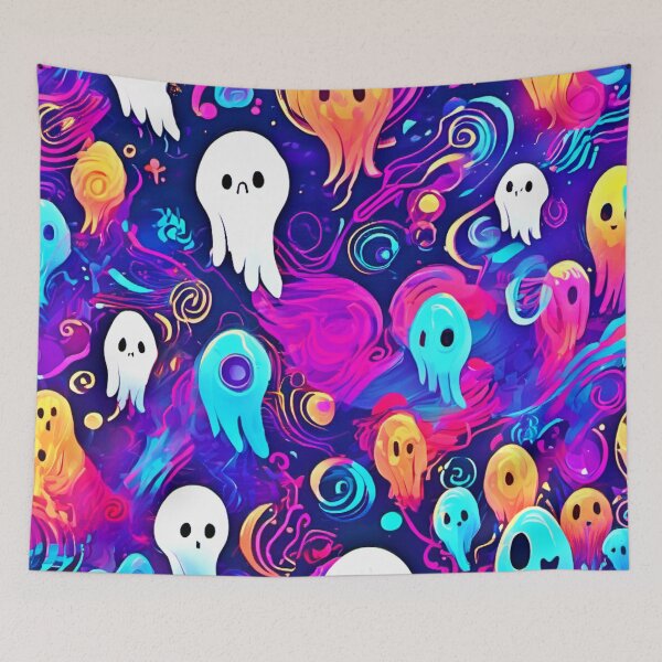 Item preview, Colorful Ghostly Badaist Art designed and sold by Health And Fitness Posts e-Store.