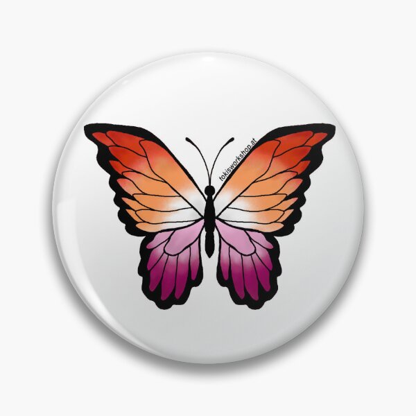 Item preview, Lesbian Pride Butterfly designed and sold by Toki's Workshop.
