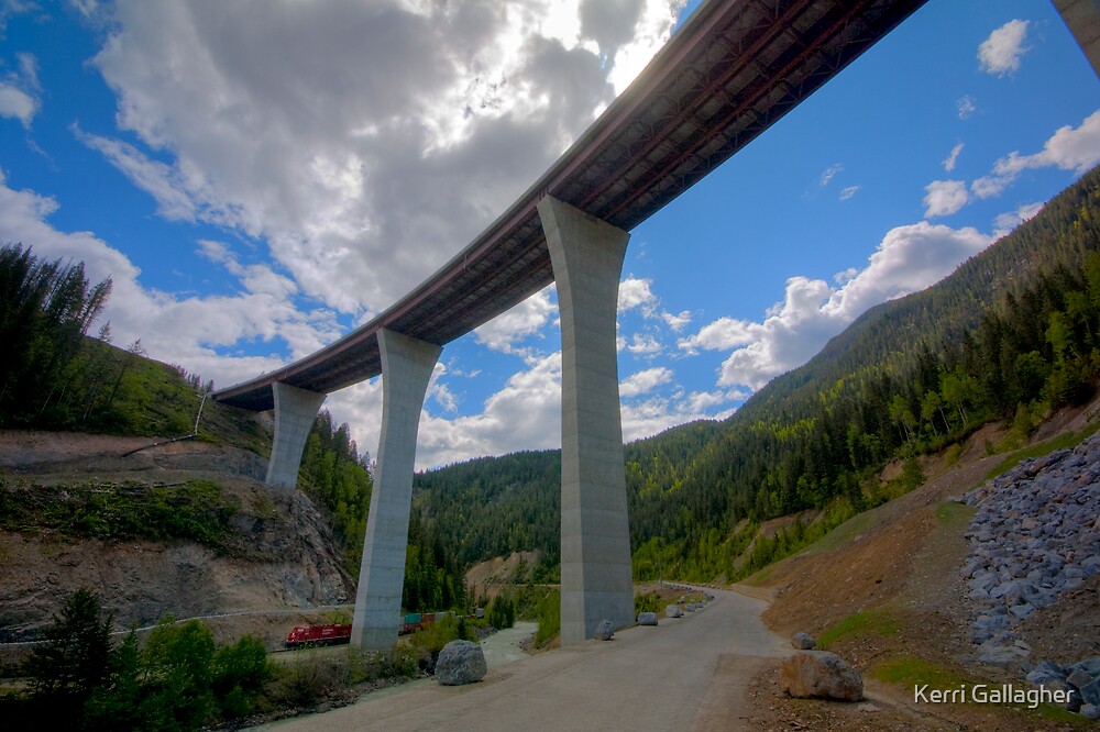 "The Park Bridge, Golden BC" by Kerri Gallagher Redbubble