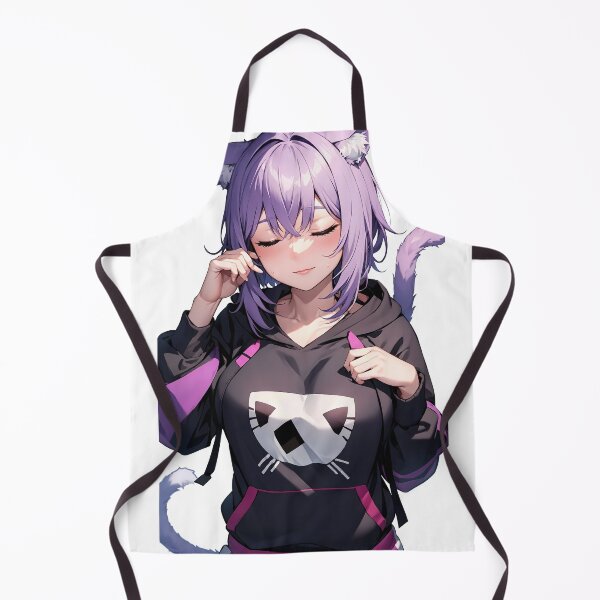 Artikelvorschau, Nekomata Okayu – Hololive Virtual Youtuber Fanart entworfen und verkauft von iloveanimechibi.