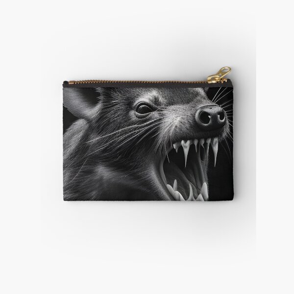 Item preview, Black and white Tasmanian devil pencil drawing designed and sold by Pencil-Art.