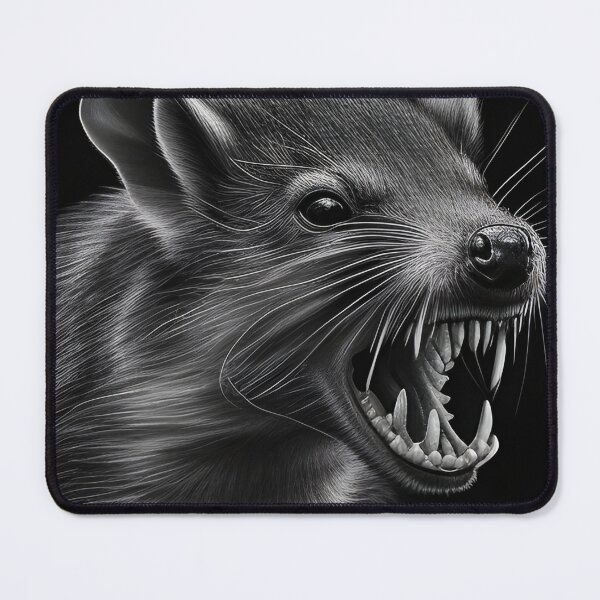 Item preview, Black and white Tasmanian devil pencil drawing designed and sold by Pencil-Art.
