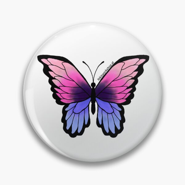 Item preview, Omnisexual Pride Butterfly designed and sold by Toki's Workshop.