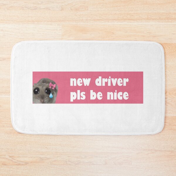 Item preview, Sad Hamster New Driver Pls Be Nice  designed and sold by funkyst.