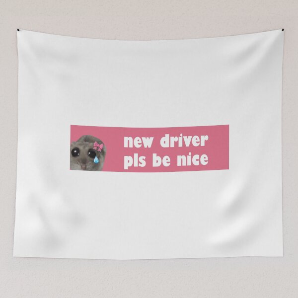 Item preview, Sad Hamster New Driver Pls Be Nice  designed and sold by funkyst.