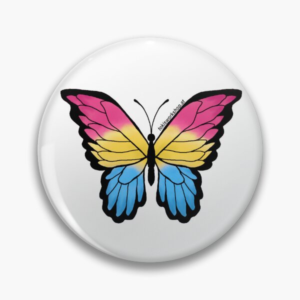 Item preview, Pansexual Pride Butterfly designed and sold by Toki's Workshop.