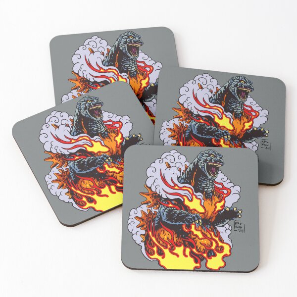 Item preview, Burning Godzilla designed and sold by SerhiyKrykun.