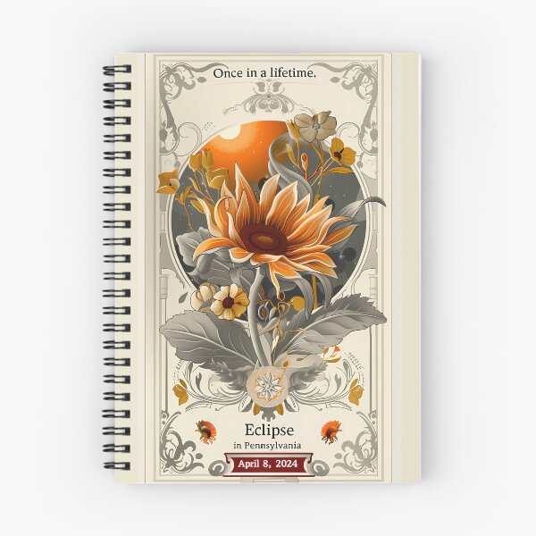 Item preview, 2024 Pennsylvania Eclipse: Floral Commemorative Artwork designed and sold by David Balzen.