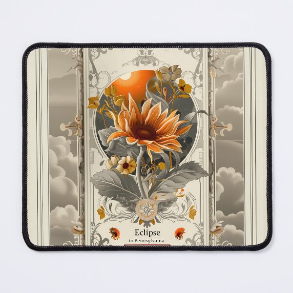 Item preview, 2024 Pennsylvania Eclipse: Floral Commemorative Artwork designed and sold by David Balzen.
