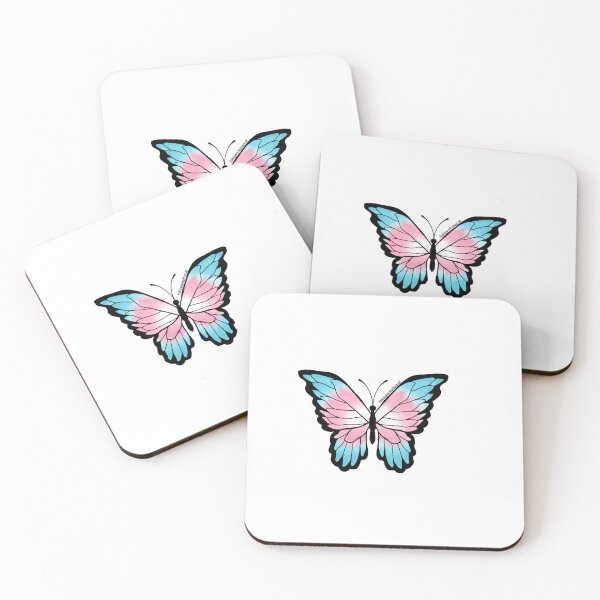 Item preview, Trans Pride Butterfly designed and sold by Toki's Workshop.