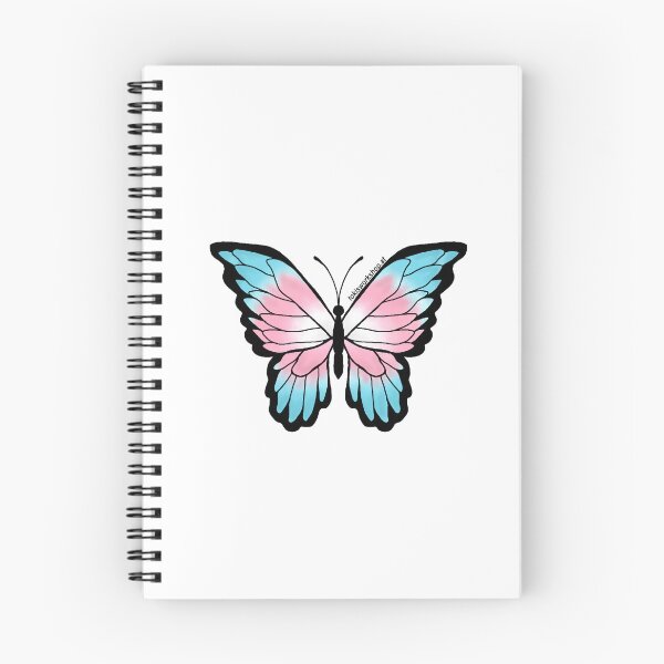 Item preview, Trans Pride Butterfly designed and sold by Toki's Workshop.