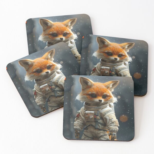 Item preview, Space Explorer Fox in Spacesuit Looking for Adventure designed and sold by Mullet Monkey.