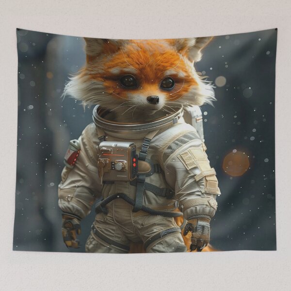 Item preview, Space Explorer Fox in Spacesuit Looking for Adventure designed and sold by Mullet Monkey.