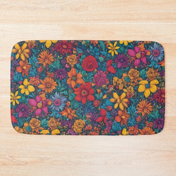 Item preview, Colorful flowers designed and sold by Creative-Tin.