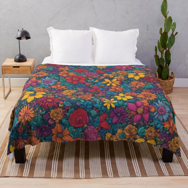 Item preview, Colorful flowers designed and sold by Creative-Tin.