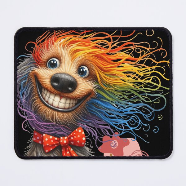 Item preview, Think Spring Colorful Funny Dog designed and sold by Ketique.