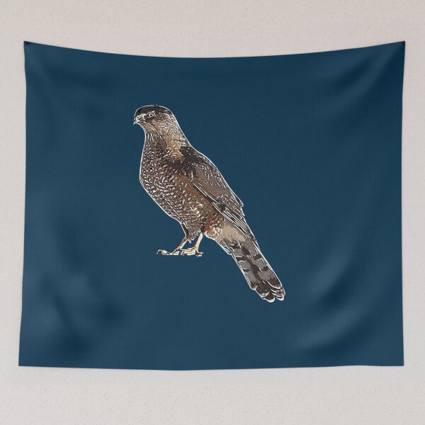 Item preview, Cooper's Hawk White Alternate Design  designed and sold by designsasstultd.
