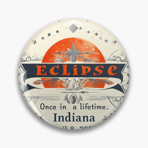 Item preview, Indiana 2024 Eclipse: Celestial Event Poster designed and sold by David Balzen.