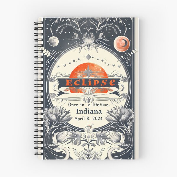 Item preview, Indiana 2024 Eclipse: Celestial Event Poster designed and sold by David Balzen.