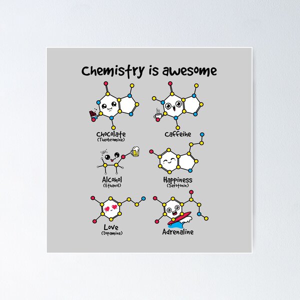 Cetyl Alcohol Molecule #1 Wood Print