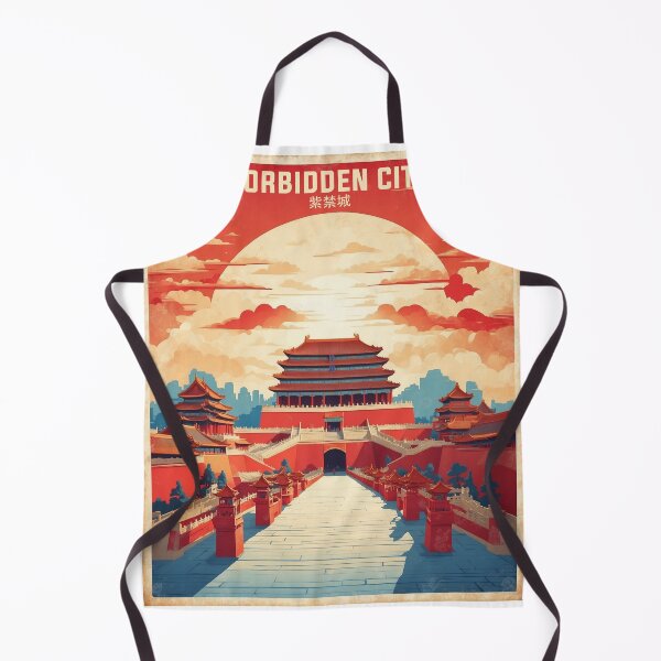 Item preview, La Ciudad Prohibida China Atardecer Viajes Vintage Turismo designed and sold by TravelersGems.