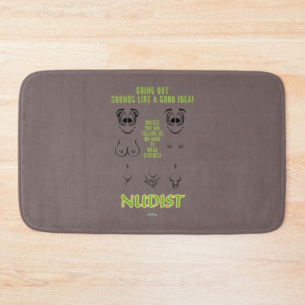 Item preview, Going out sounds good! Nudist Couple bits designed and sold by NUDIMS.