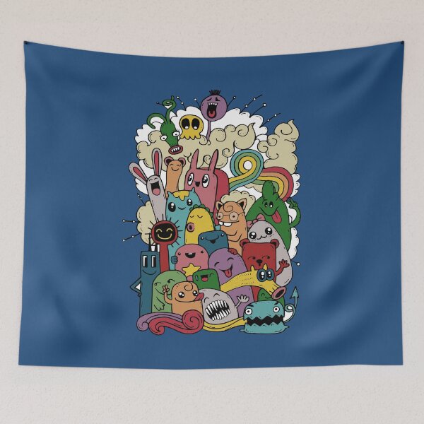 Item preview, Fluffy Town designed and sold by CreepyBonfire.